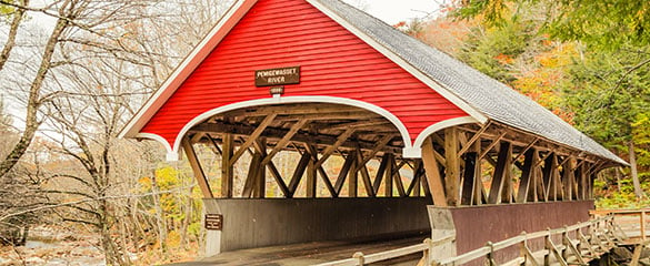 New Hampshire - Red covered bridge