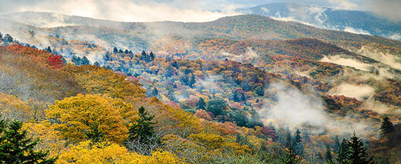 Tennessee - Smokey Mountains in fall
